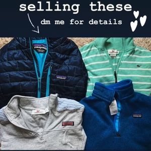High end lightly used quarter zips!